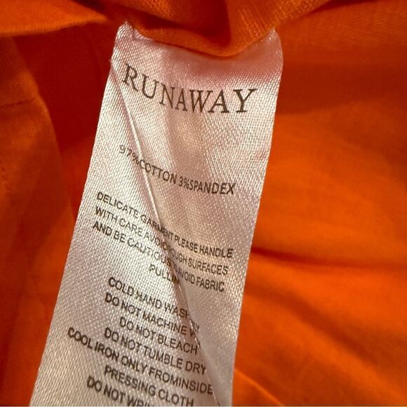 Runaway Natalia Mini Dress in Tangerine New - Picture 5 of 8